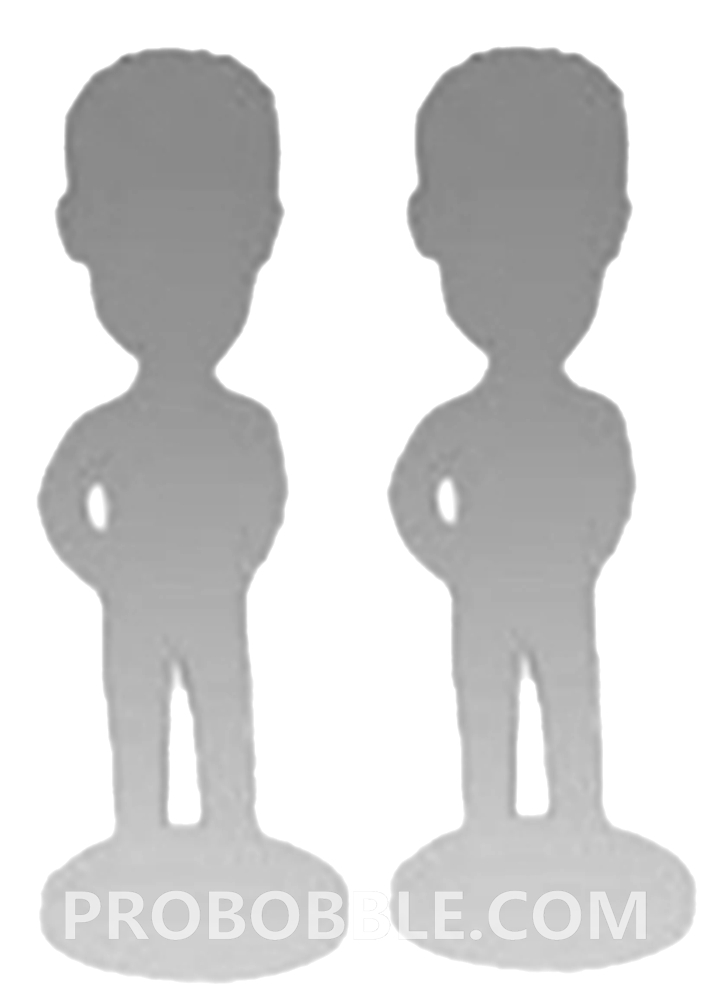 Head to toe fully personalizedized bobbleheads for 2 person - Click Image to Close
